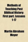 Produktbild: Methods of Teaching Post Biblical History (Volume 1)