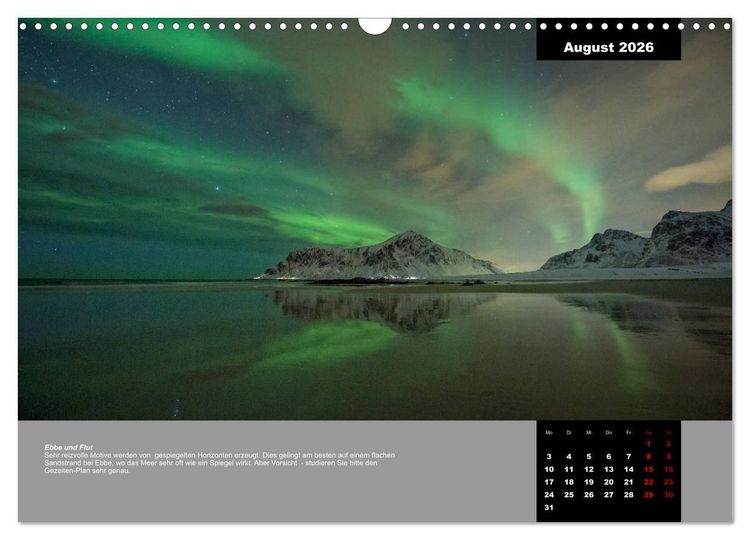 Produktbild: Wenn der Himmel gr&uuml;n wird (Wandkalender 2026 DIN A3 quer), CALVENDO Monatskalender