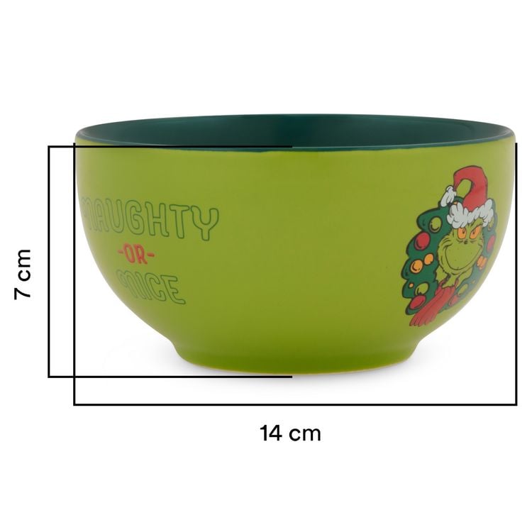 Produktbild: M&uuml;slischale Naughty or Nice, Grinch