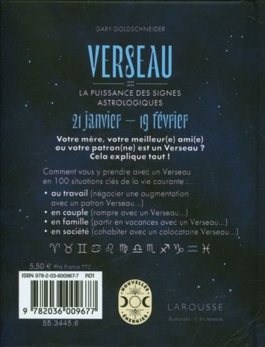 Produktbild: Verseau : la puissance des signes astrologiques