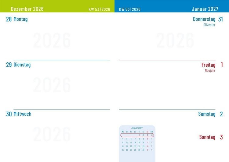 Produktbild: Uli Stein Taschenkalender 2027