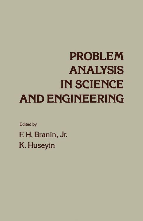Produktbild: Problem Analysis In Science and Engineering