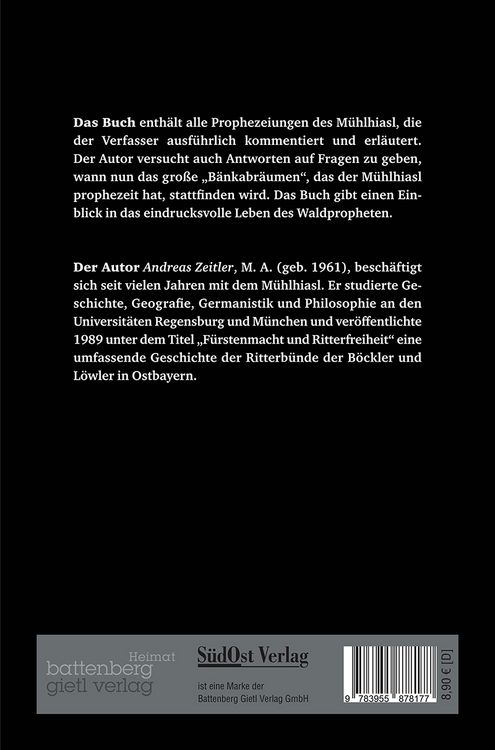 Produktbild: Die Prophezeiungen des M&uuml;hlhiasl