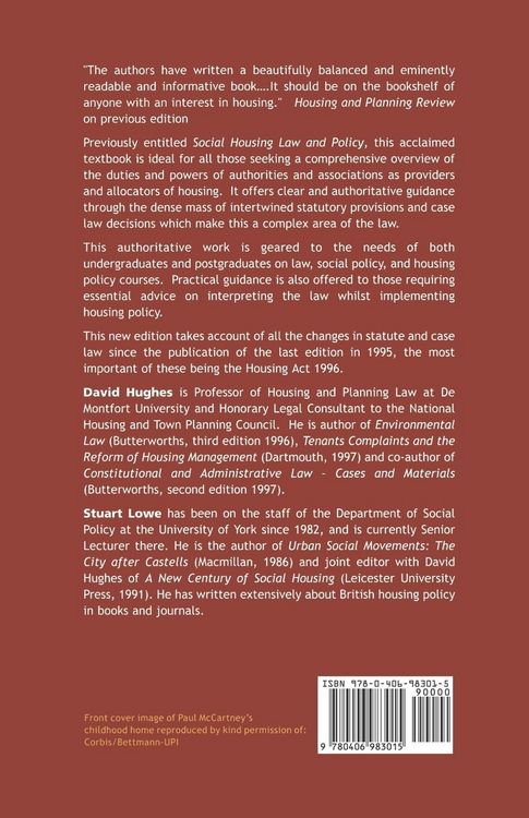 Produktbild: Public Sector Housing Law