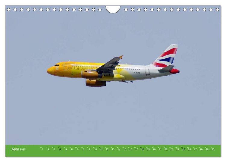 Produktbild: Die sch&ouml;nsten Flugzeug-Bemalungen (Wandkalender 2027 DIN A4 quer), CALVENDO Monatskalender