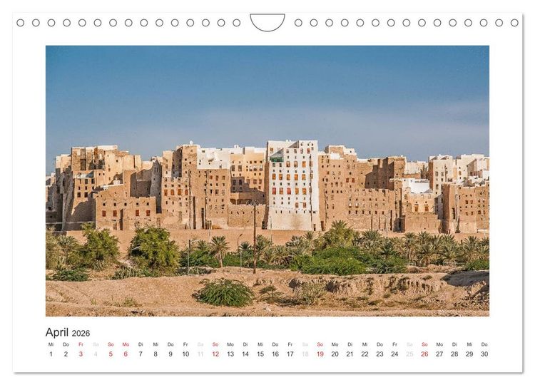 Produktbild: Der Jemen (Wandkalender 2026 DIN A4 quer), CALVENDO Monatskalender