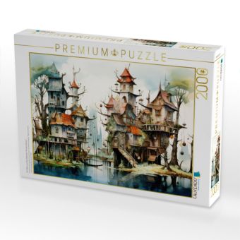 Produktbild: CALVENDO Puzzle Ein Motiv aus dem Kalender "Kuriose H&auml;user" | 2000 Teile Lege-Gr&ouml;&szlig;e 90x67cm Foto-Puzzle f&uuml;r gl&uuml;ckliche Stunden