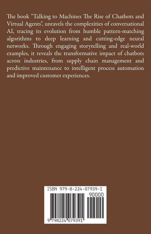 Produktbild: Talking to Machines The Rise of Chatbots and Virtual Agents
