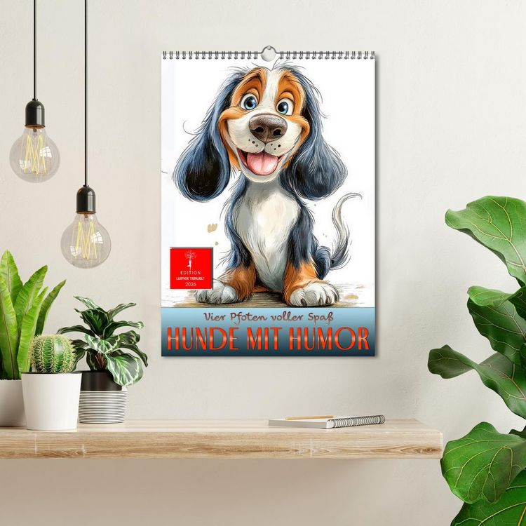 Produktbild: Hunde mit Humor (Wandkalender 2026 DIN A3 hoch), CALVENDO Monatskalender