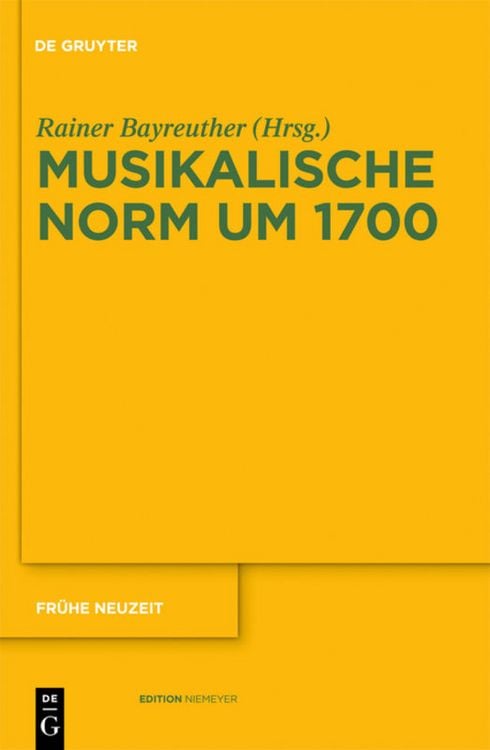 Produktbild: Musikalische Norm um 1700