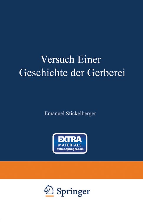Produktbild: Versuch einer Geschichte der Gerberei