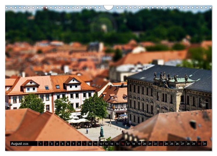 Produktbild: Erlangen von oben (Wandkalender 2026 DIN A3 quer), CALVENDO Monatskalender