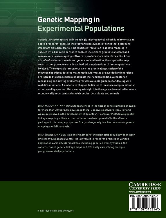 Produktbild: Genetic Mapping in Experimental Populations
