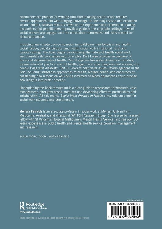Produktbild: Social Work Practice in Health