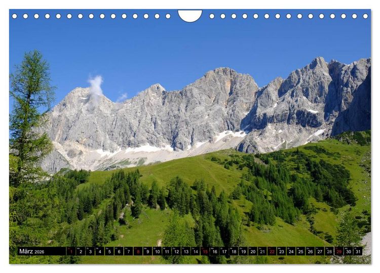 Produktbild: Sommer am Dachstein (Wandkalender 2026 DIN A4 quer), CALVENDO Monatskalender