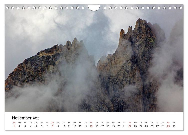 Produktbild: Mystische Schweizer Berglandschaften - Momente in der Natur (Wandkalender 2026 DIN A4 quer), CALVENDO Monatskalender