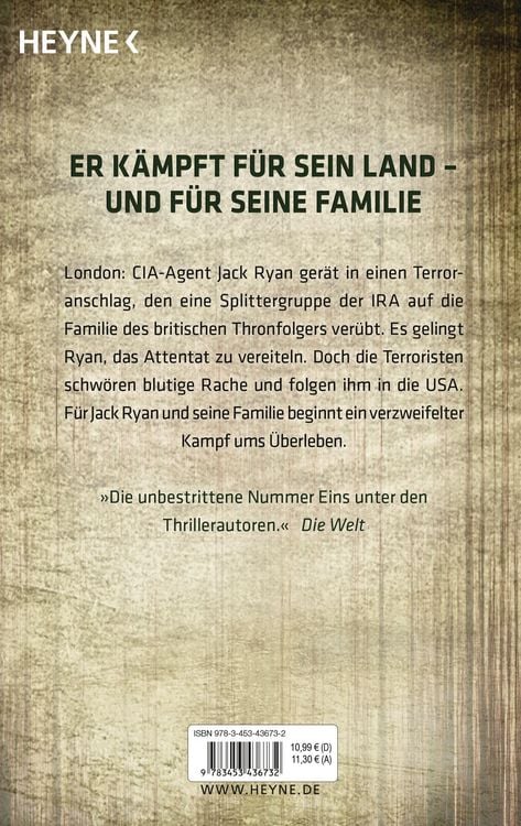 Produktbild: Die Stunde der Patrioten / Jack Ryan Band 2