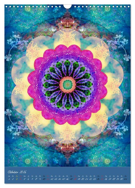Produktbild: MANDALAS der Natur (Wandkalender 2026 DIN A3 hoch), CALVENDO Monatskalender