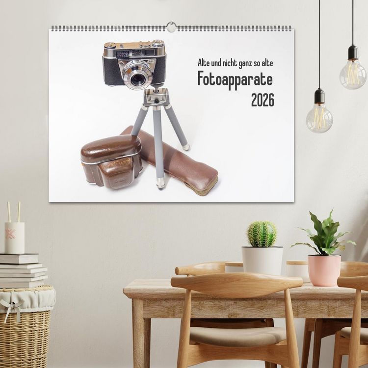Produktbild: Alte und nicht ganz so alte Fotoapparate (Wandkalender 2026 DIN A2 quer), CALVENDO Monatskalender