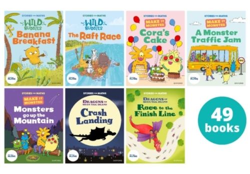 Produktbild: Stories for Maths: Picture bks to reinforce maths learning YR-Y2/P1-P3 49 bk pk