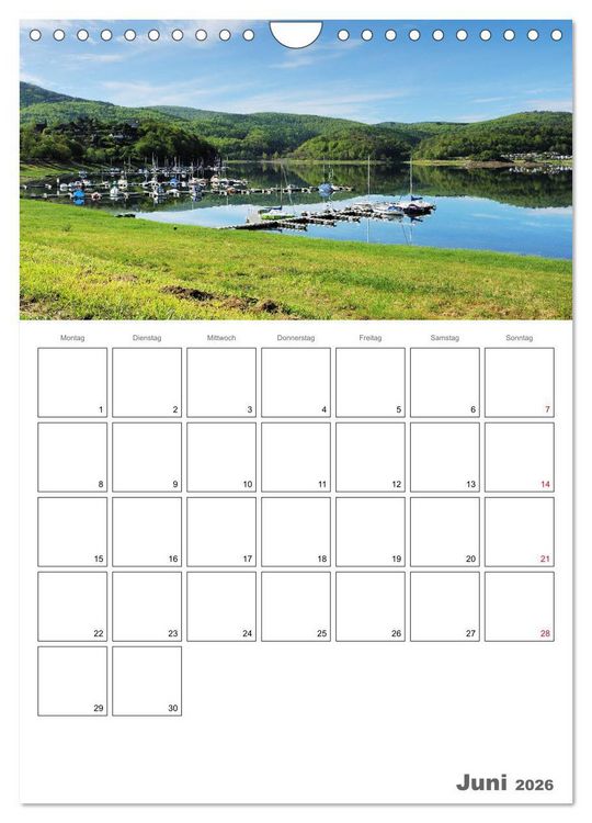 Produktbild: Hessens sch&ouml;nster See - Der Edersee (Wandkalender 2026 DIN A4 hoch), CALVENDO Monatskalender