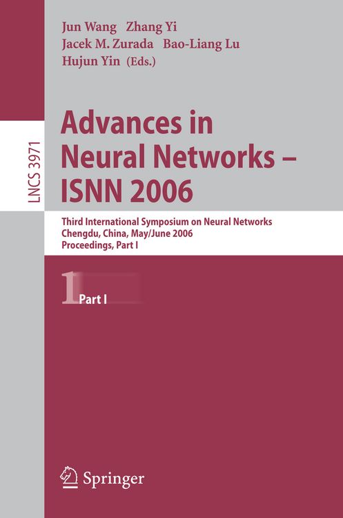 Produktbild: Advances in Neural Networks - ISNN 2006