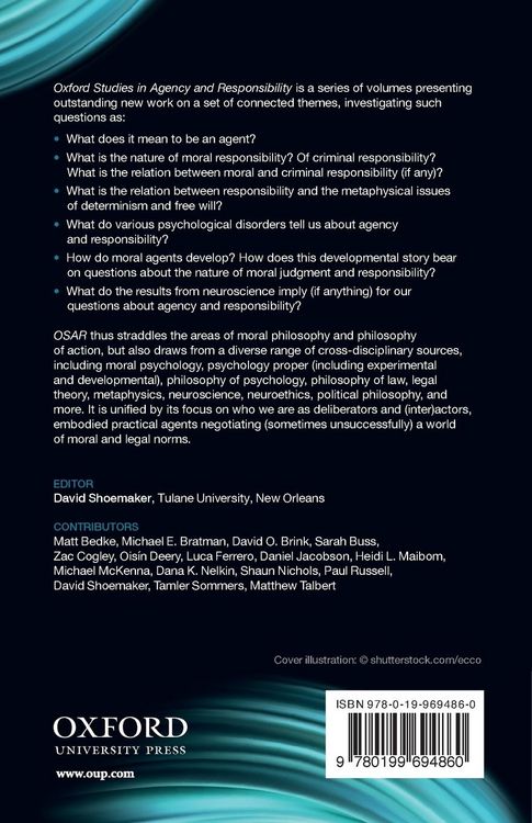 Produktbild: Oxford Studies in Agency and Responsibility, Volume 1