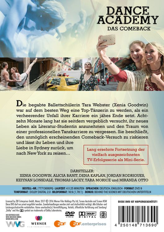 Produktbild: Dance Academy - Das Comeback - Miniserie