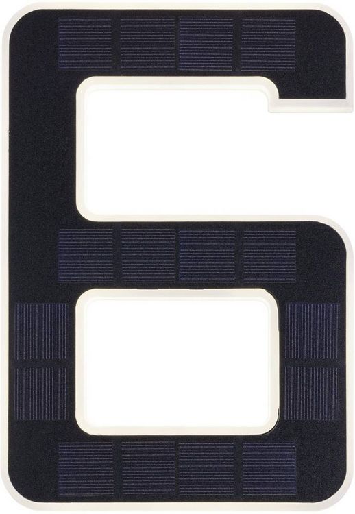 Produktbild: Paulmann 79847 Solar-Hausnummernleuchte 0.20W Warmwei&szlig; Schwarz