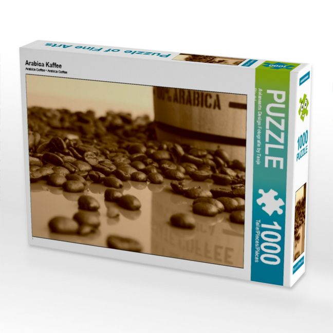 Produktbild: CALVENDO Puzzle Arabica Kaffee | 1000 Teile Lege-Gr&ouml;&szlig;e 64x48cm Foto-Puzzle f&uuml;r gl&uuml;ckliche Stunden