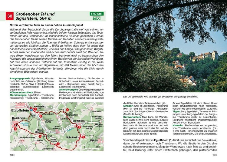 Produktbild: ROTHER Wanderf&uuml;hrer Fr&auml;nkische Schweiz. 50 Touren im Frankenjura &ndash; mit Oberem Maintal, Hersbrucker Schweiz und N&uuml;rnberger Land