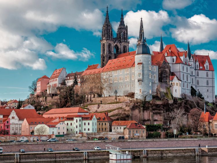Produktbild: CALVENDO Puzzle Albrechtsburg Mei&szlig;en | 1000 Teile Lege-Gr&ouml;&szlig;e 64x48cm Foto-Puzzle f&uuml;r gl&uuml;ckliche Stunden