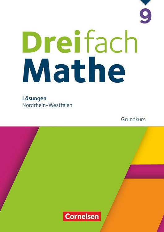 Produktbild: Dreifach Mathe - Nordrhein-Westfalen - Ausgabe 2022 - 9. Schuljahr