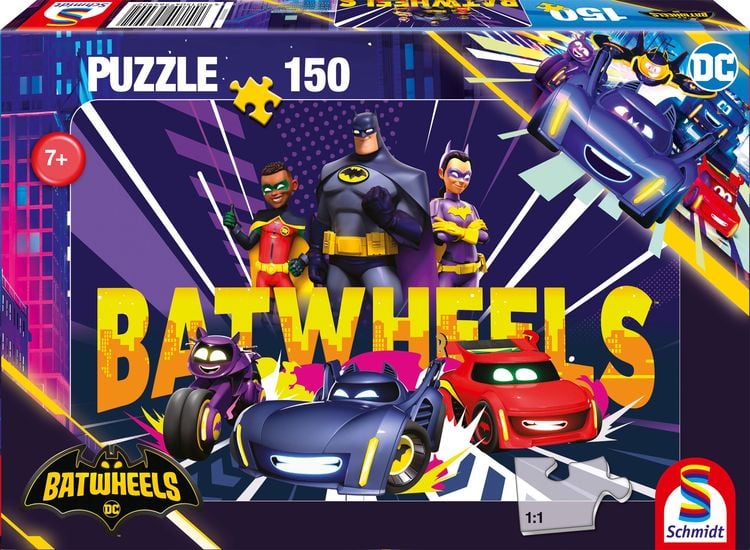 Produktbild: Schmidt Spiele - DC Batwheels: Ready to roll, 150 Teile