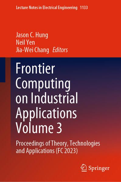 Produktbild: Frontier Computing on Industrial Applications Volume 3
