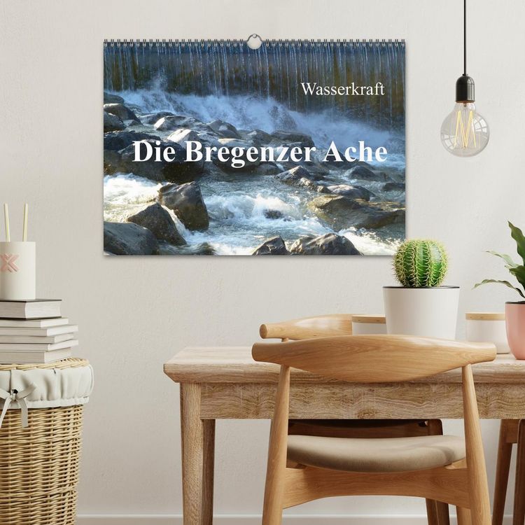 Produktbild: Wasserkraft - Die Bregenzer Ache (Wandkalender 2026 DIN A3 quer), CALVENDO Monatskalender