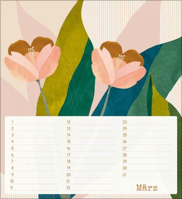 Produktbild: Geburtstagskalender Bloom