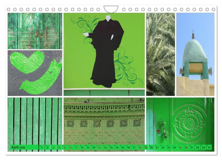Produktbild: Saudi Arabiens Farben (Wandkalender 2026 DIN A4 quer), CALVENDO Monatskalender