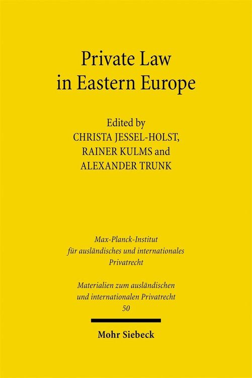 Produktbild: Private Law in Eastern Europe