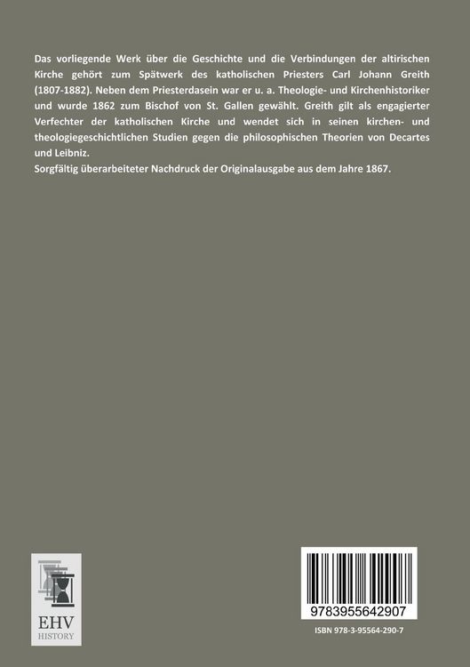 Produktbild: Geschichte der altirischen Kirche und ihrer Verbindung mit Rom, Gallien und Alem