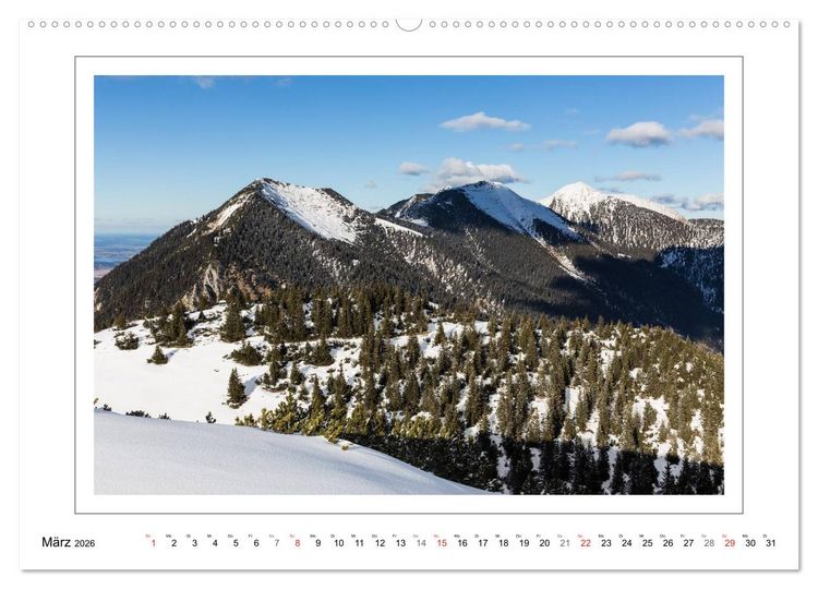 Produktbild: Unterwegs in den Bayerischen Voralpen (hochwertiger Premium Wandkalender 2026 DIN A2 quer), Kunstdruck in Hochglanz