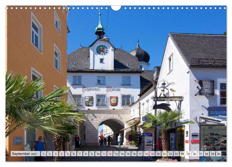 Produktbild: Eine Perle Oberbayerns - Rosenheim (Wandkalender 2027 DIN A3 quer), CALVENDO Monatskalender