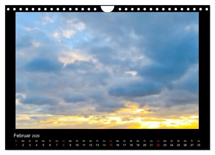 Produktbild: Wolkenbilder (Wandkalender 2026 DIN A4 quer), CALVENDO Monatskalender