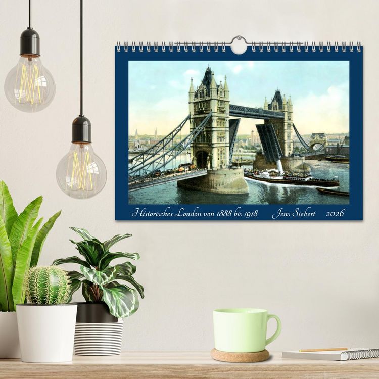 Produktbild: Historisches London von 1888 bis 1918 (Wandkalender 2026 DIN A4 quer), CALVENDO Monatskalender