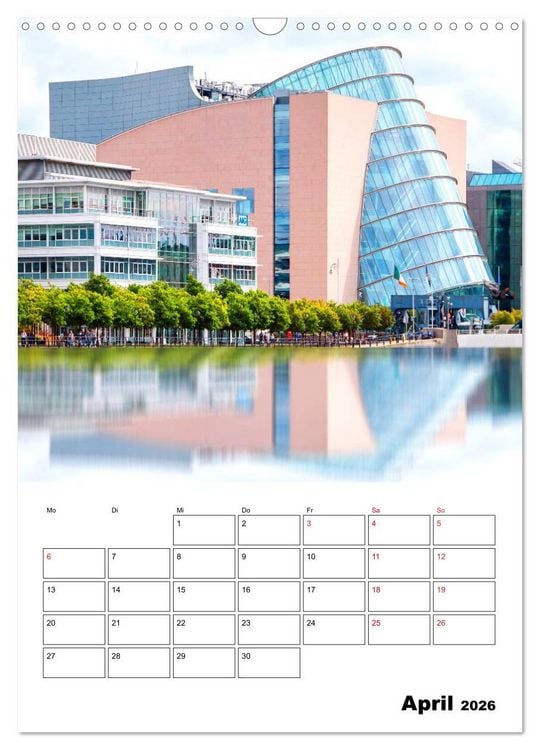Produktbild: Dublin - faszinierende irische Hauptstadt (Wandkalender 2026 DIN A3 hoch), CALVENDO Monatskalender