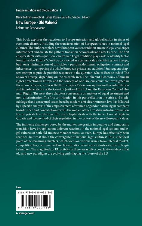 Produktbild: New Europe - Old Values?