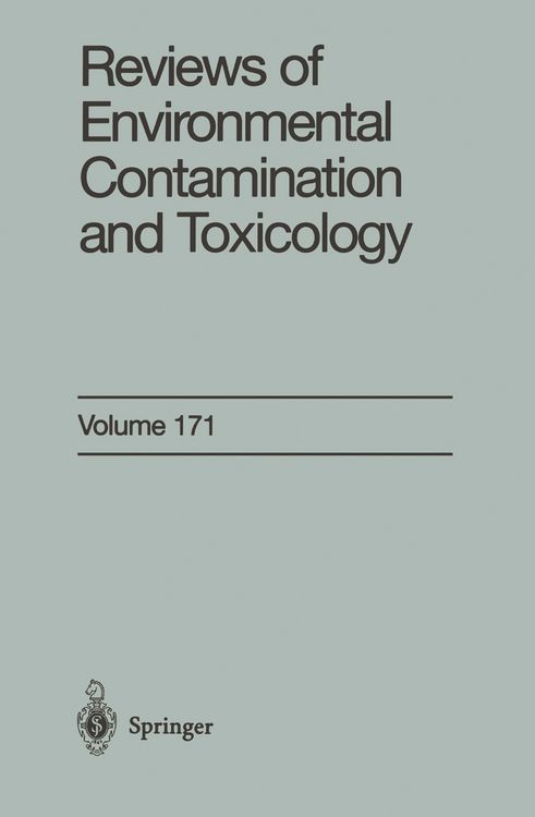 Produktbild: Reviews of Environmental Contamination and Toxicology