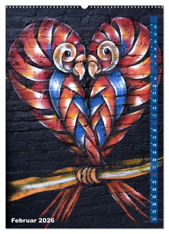 Produktbild: London - Hotspot der Street Art (Wandkalender 2026 DIN A2 hoch), CALVENDO Monatskalender