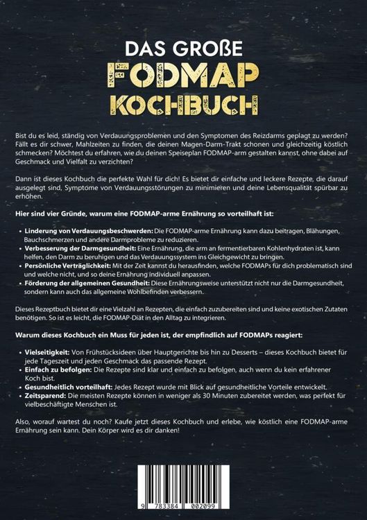 Produktbild: Das gro&szlig;e Fodmap Kochbuch