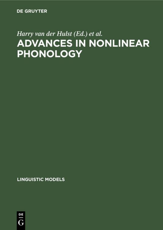 Produktbild: Advances in Nonlinear Phonology